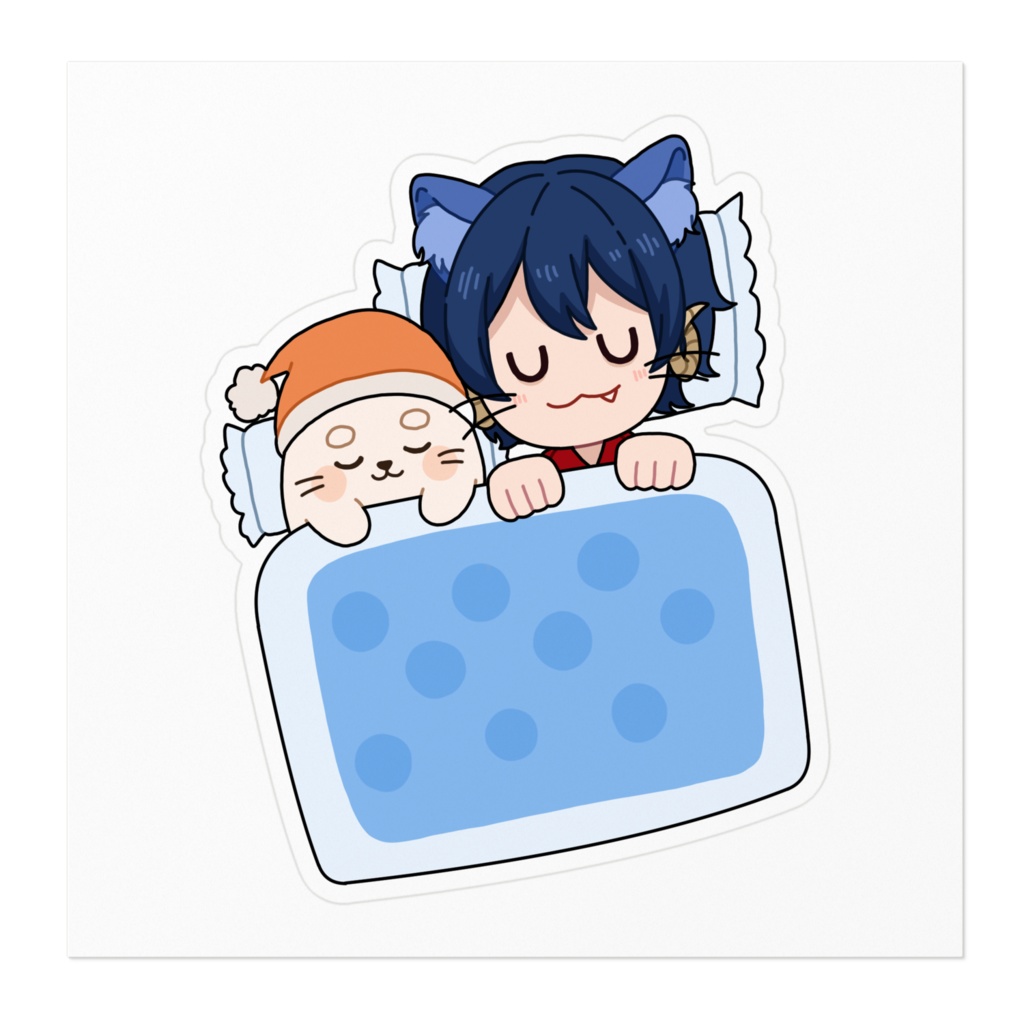 おやすみステッカーzzz