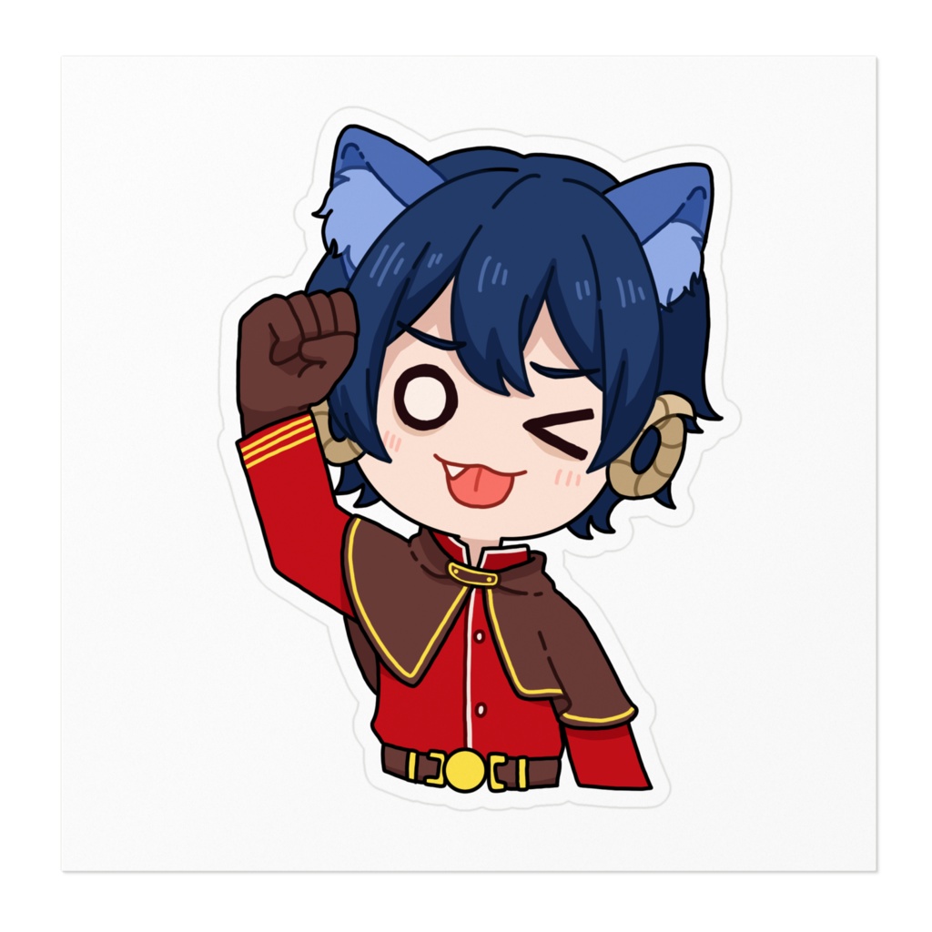 てへっステッカー