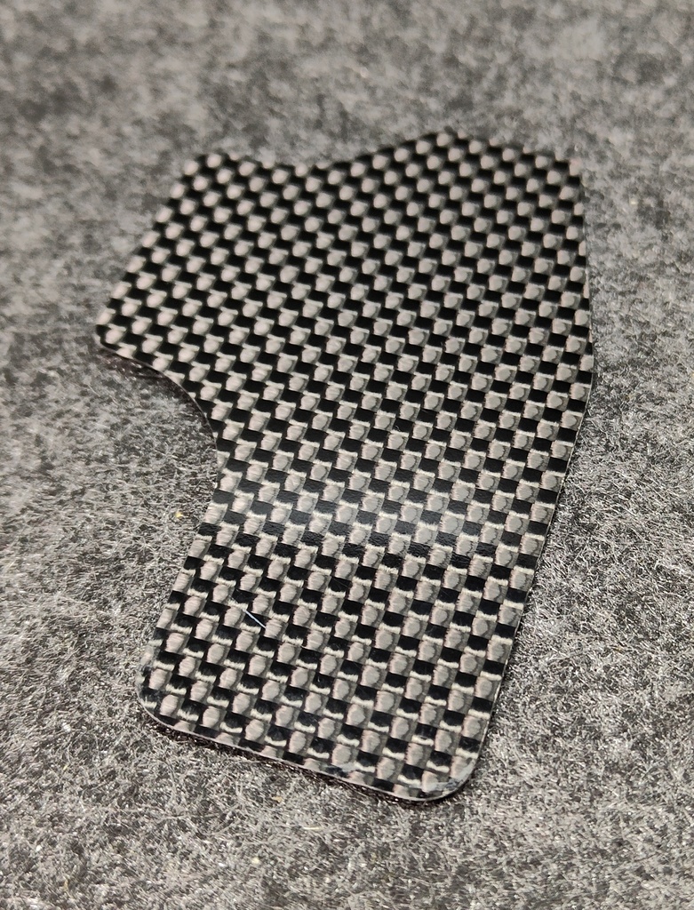 MODマウス用「カーボン・マウスフィンガーレスト」単品