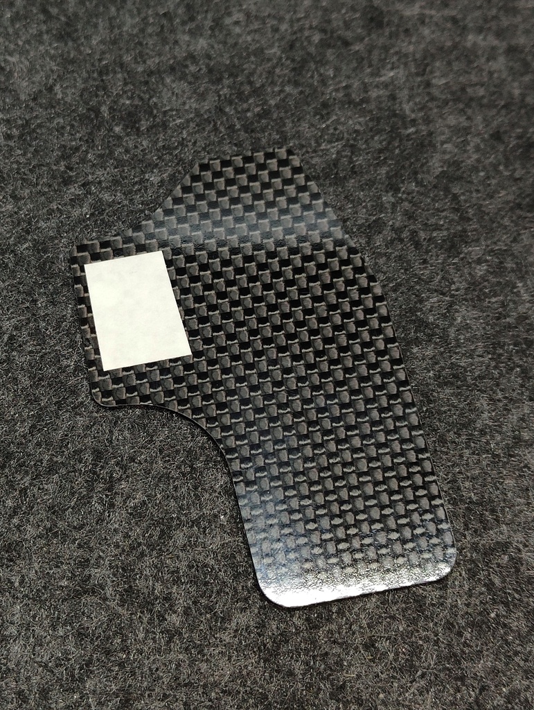 MODマウス用「カーボン・マウスフィンガーレスト」単品