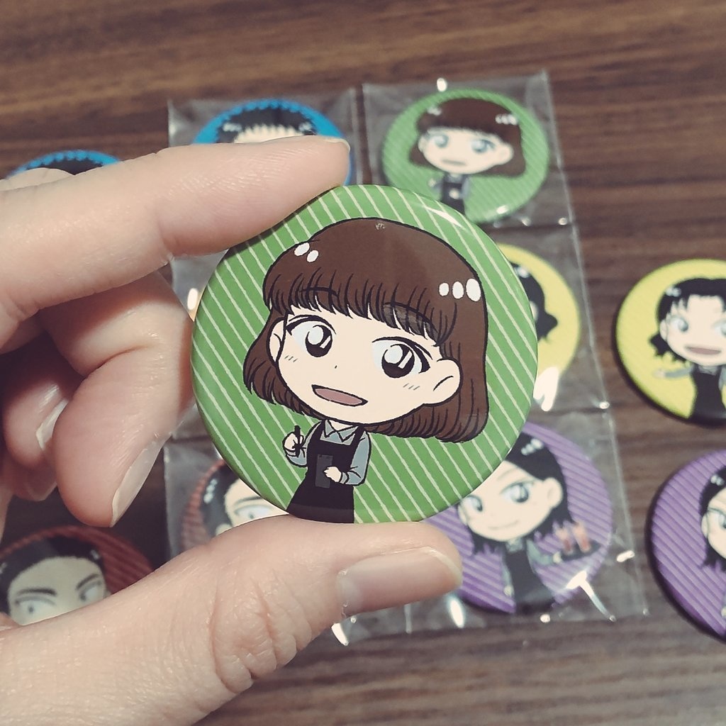 【創作男女】缶バッジ