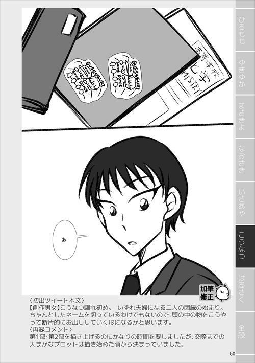 【創作男女】紙で再録を刷ってみる2