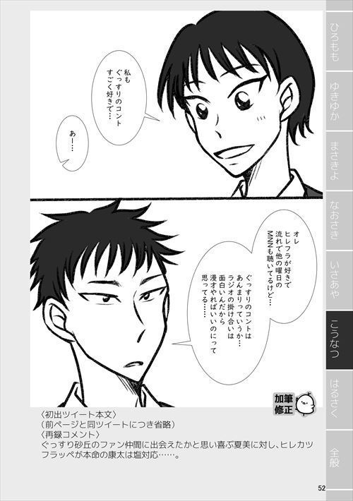 【創作男女】紙で再録を刷ってみる2