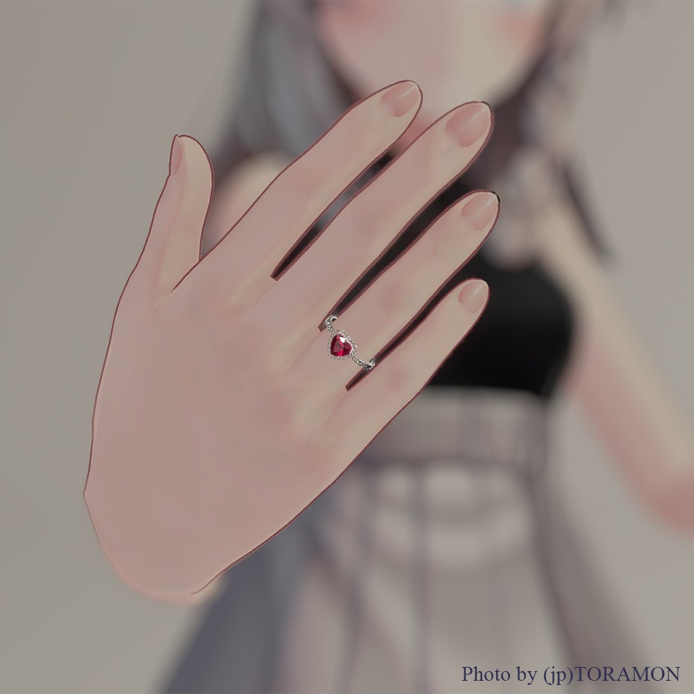 ハートシェイプリング【VRChat向け】