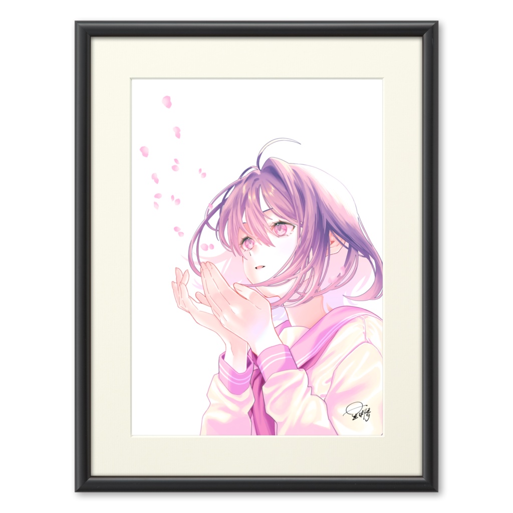 さざめくさやちゃん 表紙複製画