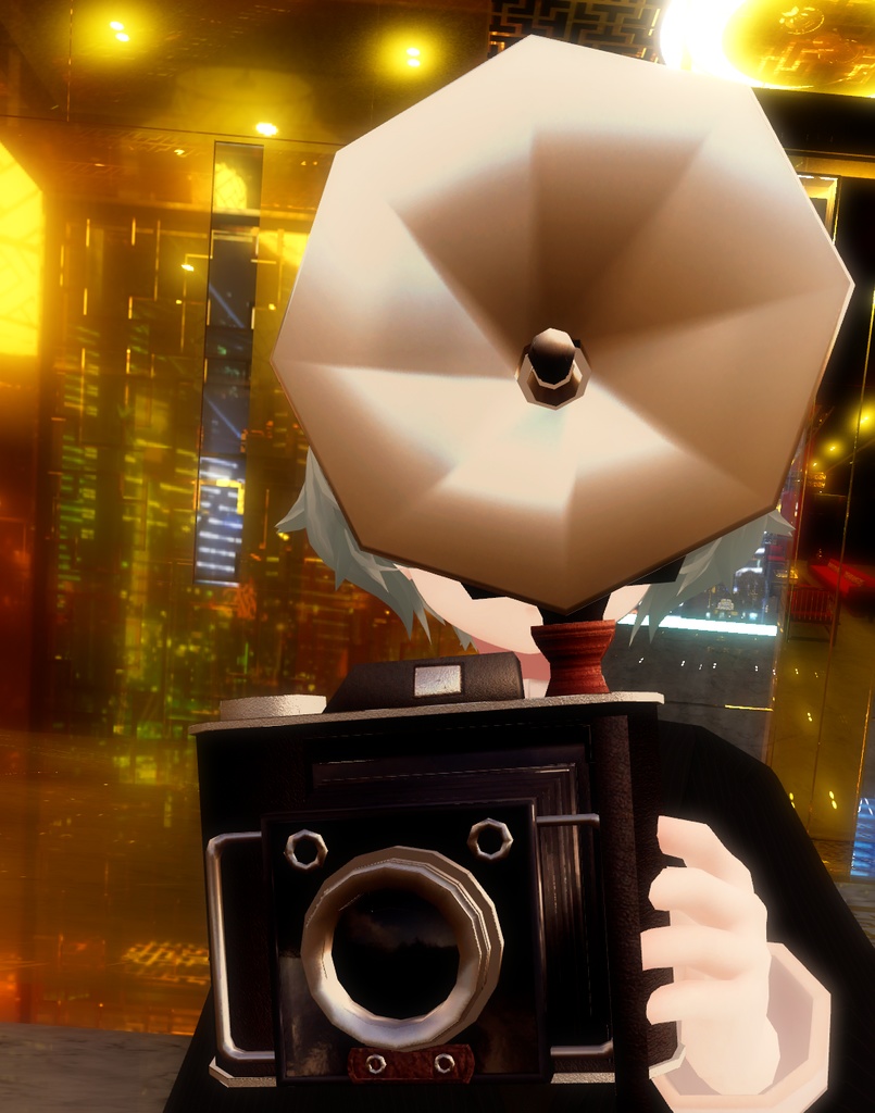 【3D】レトロカメラ【ロールプレイセット付き】