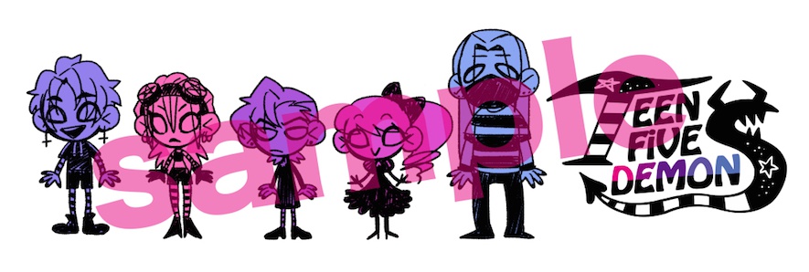 TEEN5DEMONSマスキングテープ(カラー)