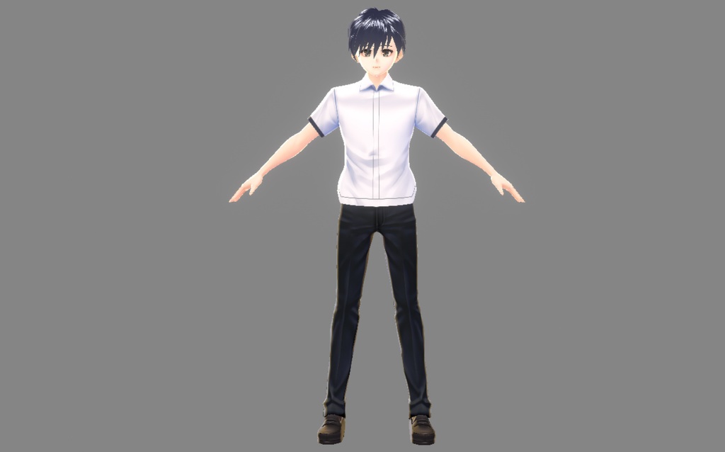 【VRoid】Uniform Costume (Male)