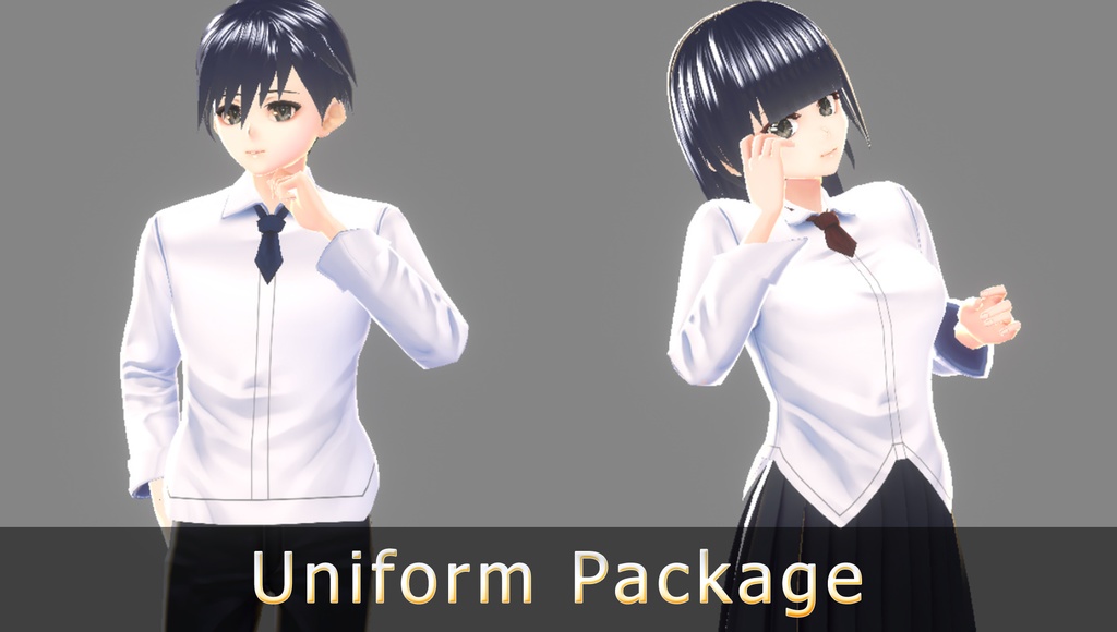【Anime Character / alex94i60】Uniform Pack (V2)