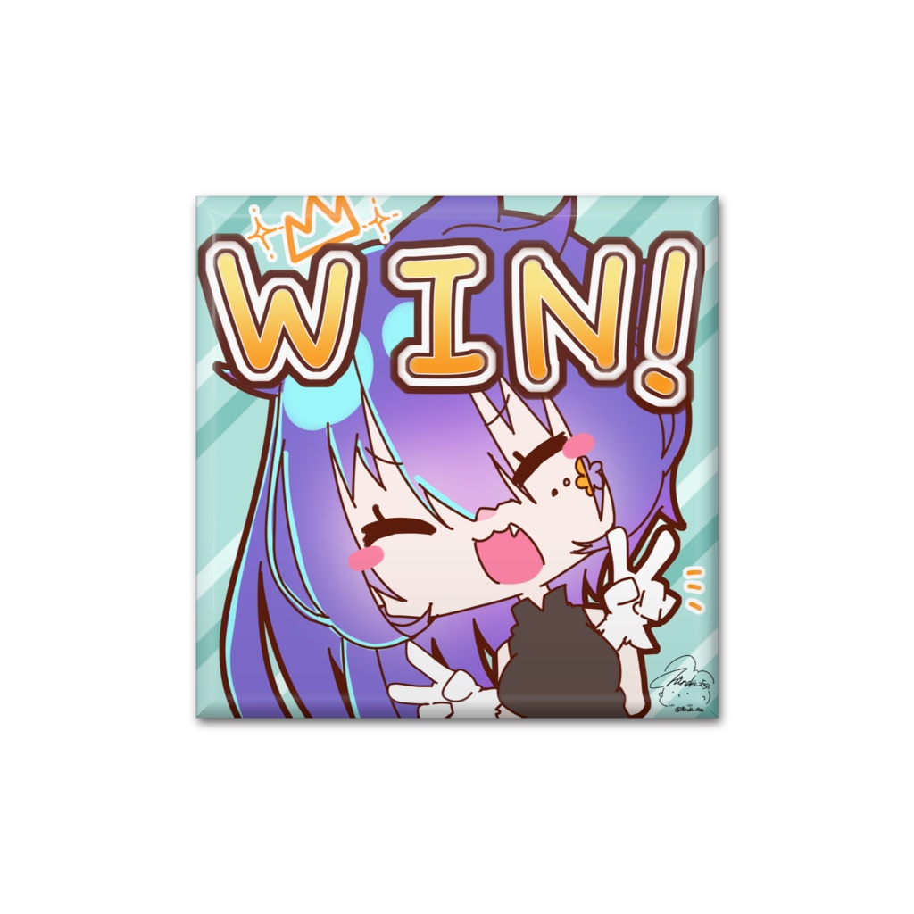 Twitchスタンプ缶バッジ003