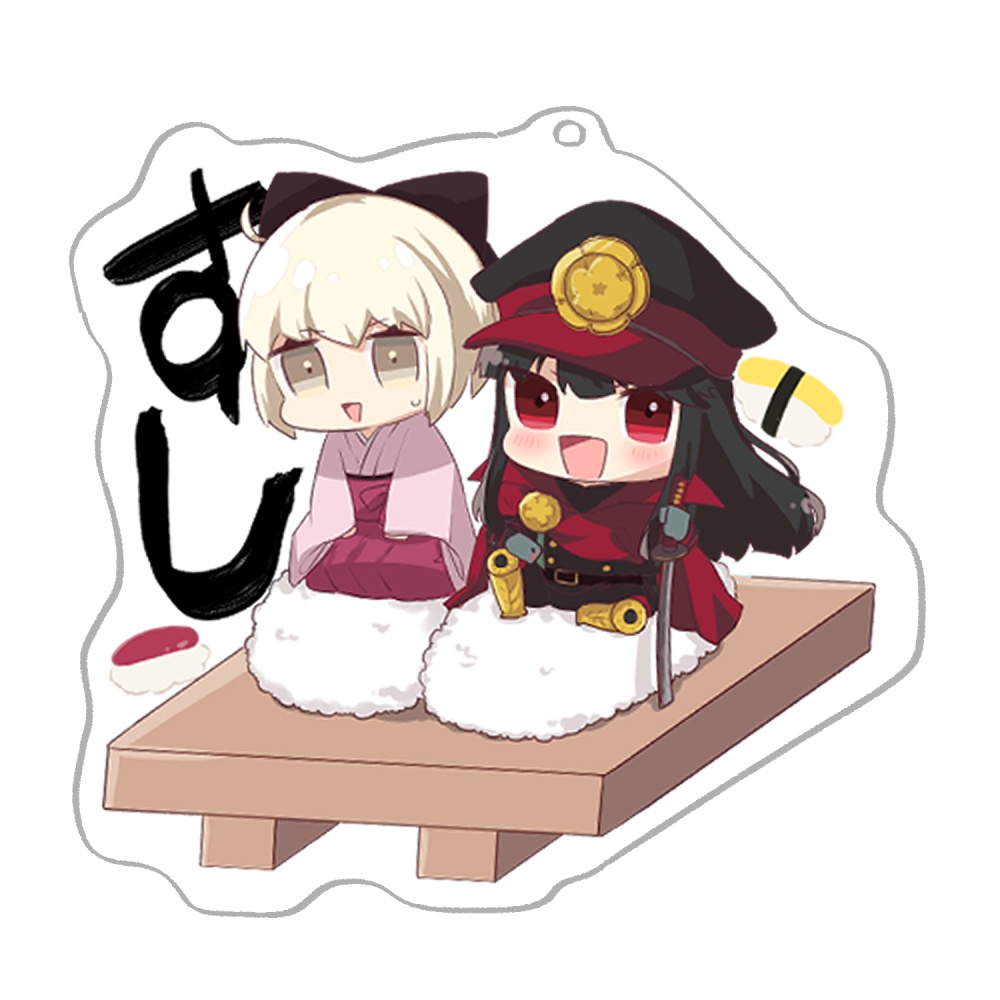 沖田さん ノッブ アクリルキーホルダー Tinbabwe Booth