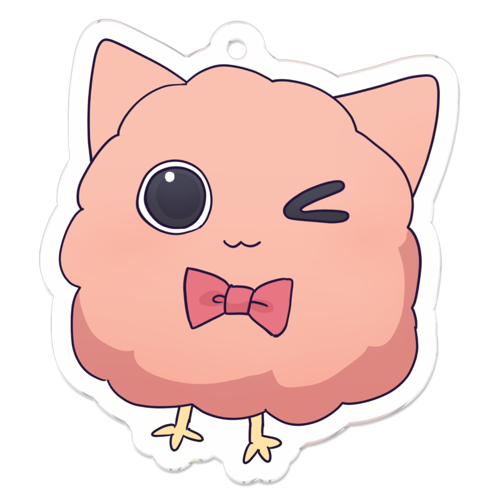 モフモフくんキーホルダー