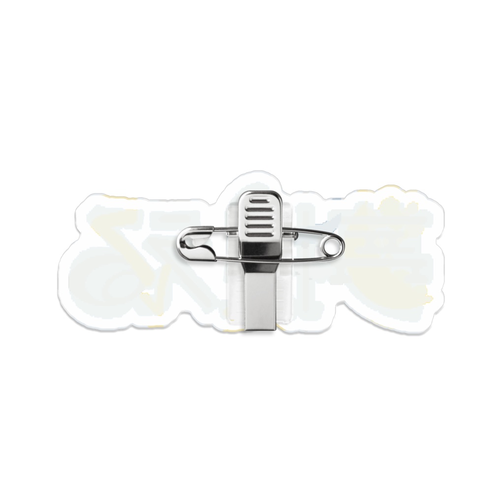 夢捉える ネームロゴ・アクリルバッジ