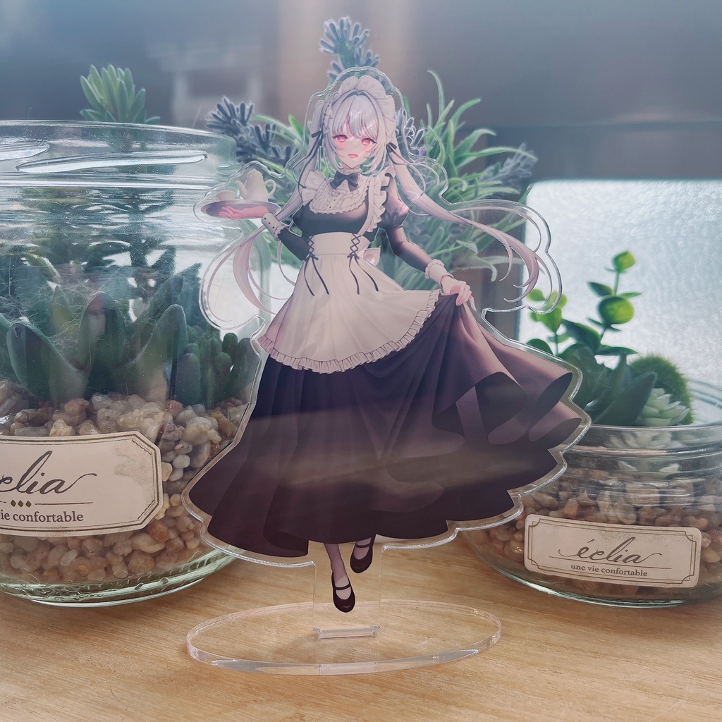 メイド博 ひとでんでん Sweet Magic 両面アクリルスタンド 宅送] メイド博 ひとでんでん Sweet Magic 両面アクリルスタンド