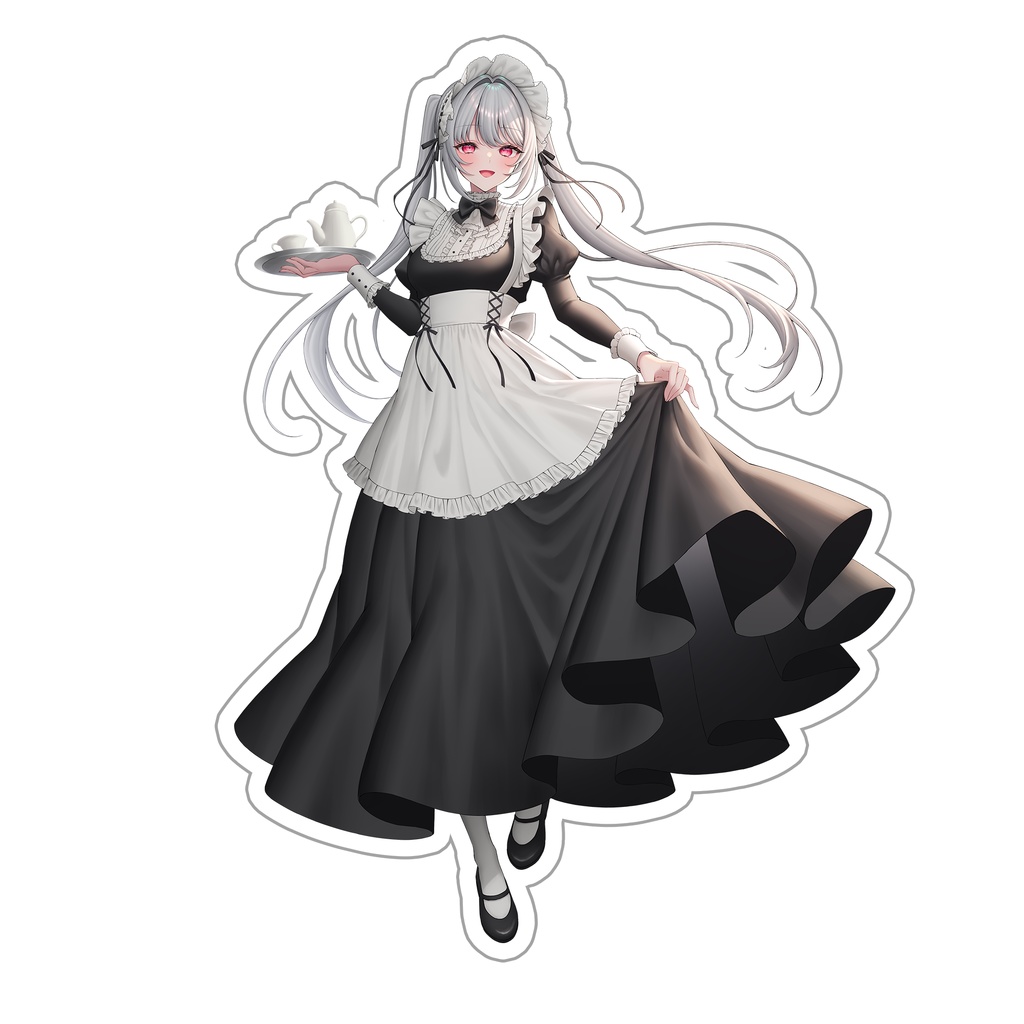 【東京メイド博覧会】銀髪ツインテちゃん　アクリルスタンド