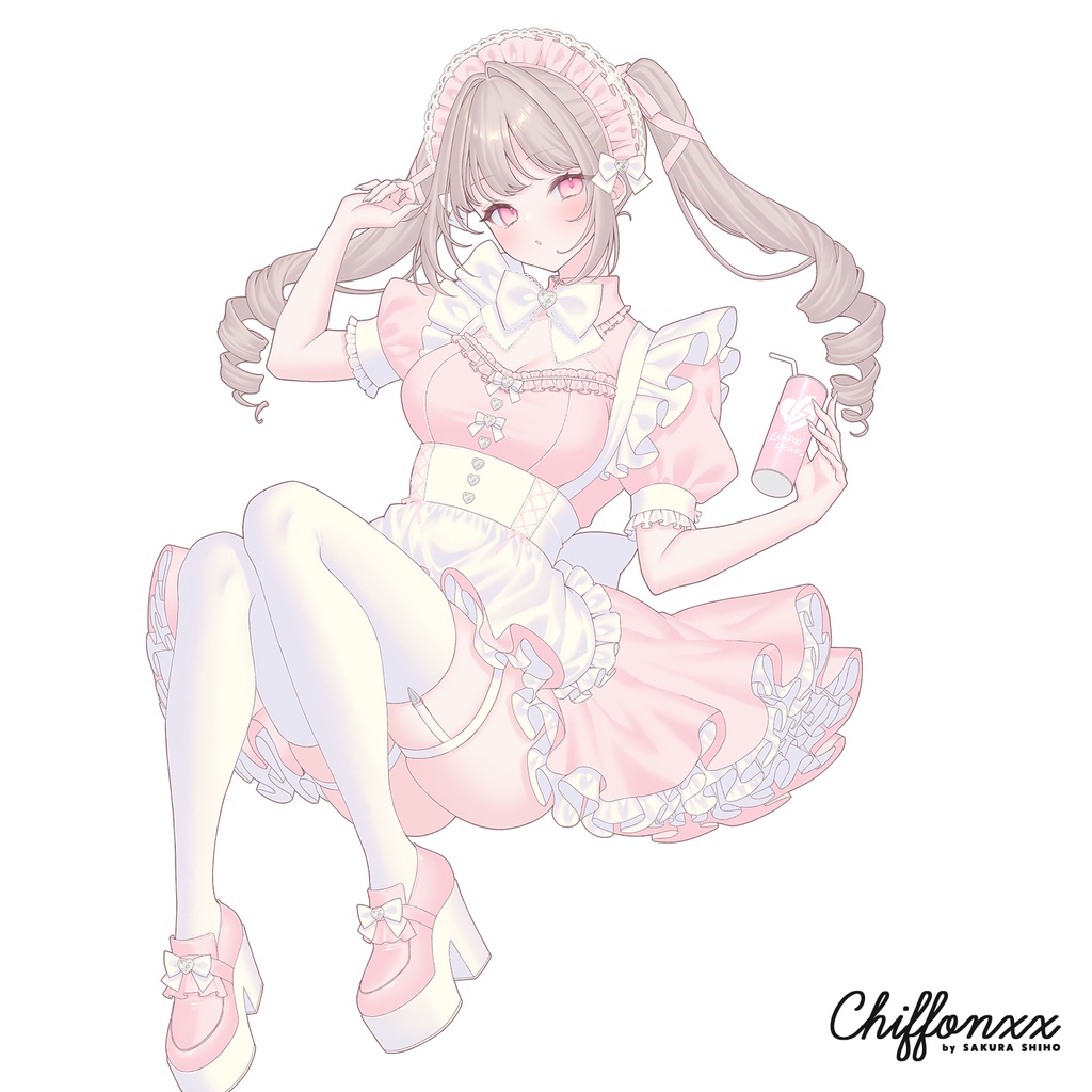 Chiffonxxオリジナルメイド服「BABY PINK」