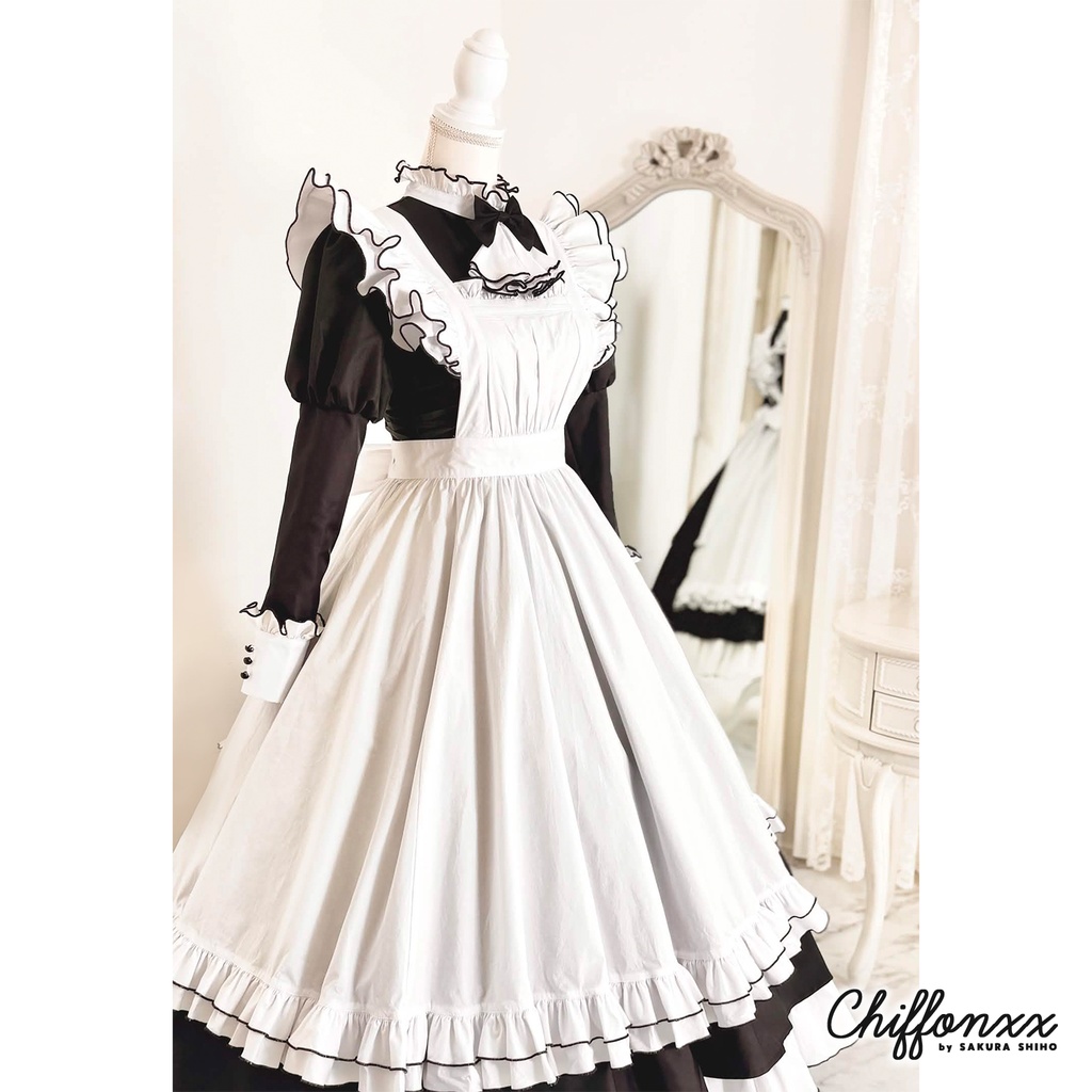 Chiffonxxオリジナルメイド服「 OYSTER WHITE 」