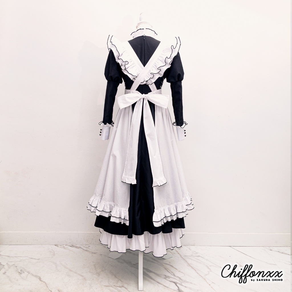 Chiffonxxオリジナルメイド服「 OYSTER WHITE 」