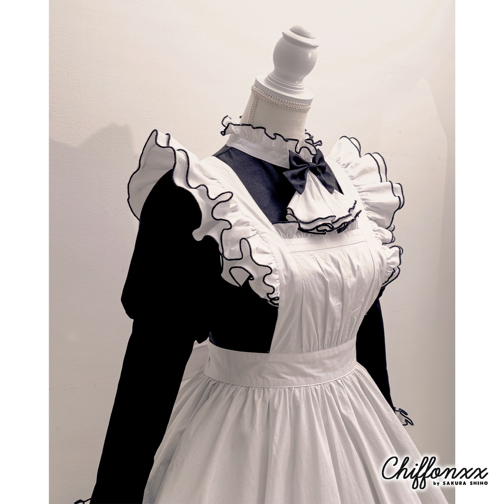 Chiffonxxオリジナルメイド服「 OYSTER WHITE 」