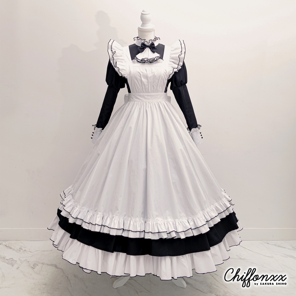 Chiffonxxオリジナルメイド服「 OYSTER WHITE 」