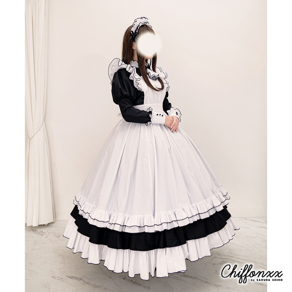 Chiffonxxオリジナルメイド服「 OYSTER WHITE 」