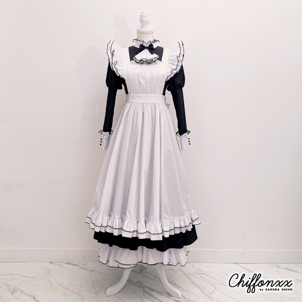 Chiffonxxオリジナルメイド服「 OYSTER WHITE 」