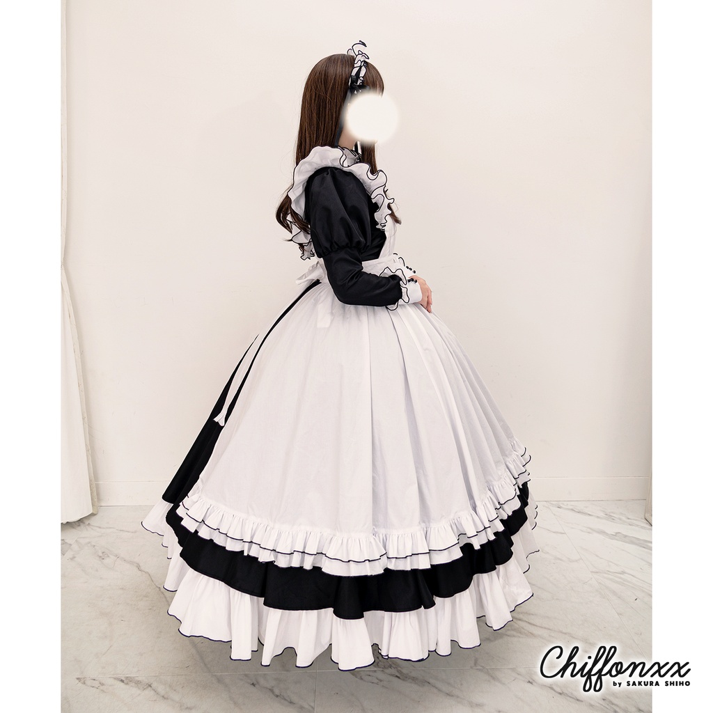 Chiffonxxオリジナルメイド服「 OYSTER WHITE 」