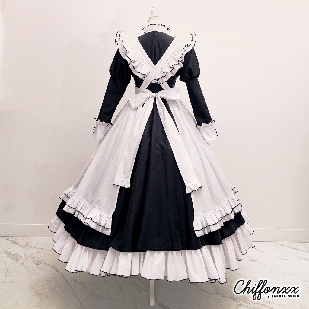 Chiffonxxオリジナルメイド服「 OYSTER WHITE 」