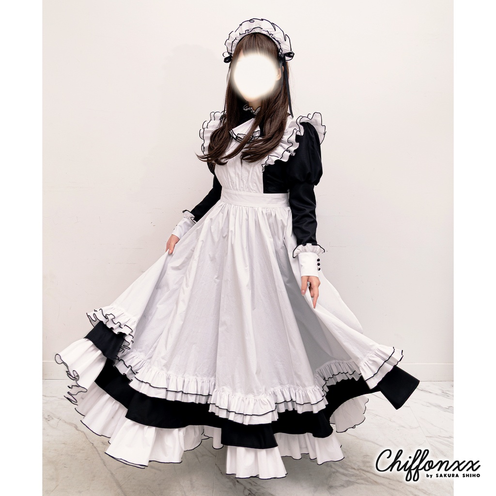 Chiffonxxオリジナルメイド服「 OYSTER WHITE 」
