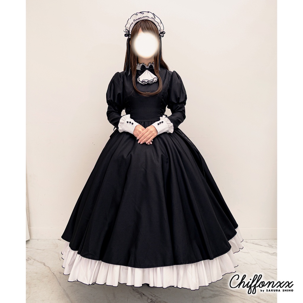 Chiffonxxオリジナルメイド服「 OYSTER WHITE 」