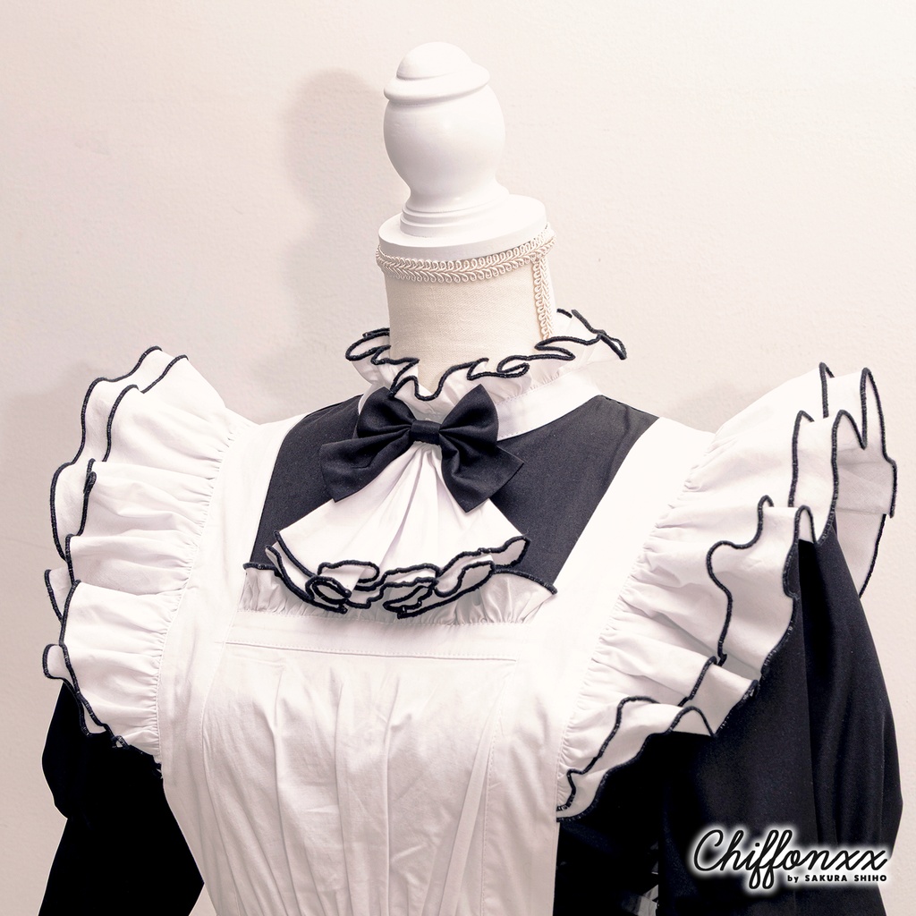 Chiffonxxオリジナルメイド服「 OYSTER WHITE 」