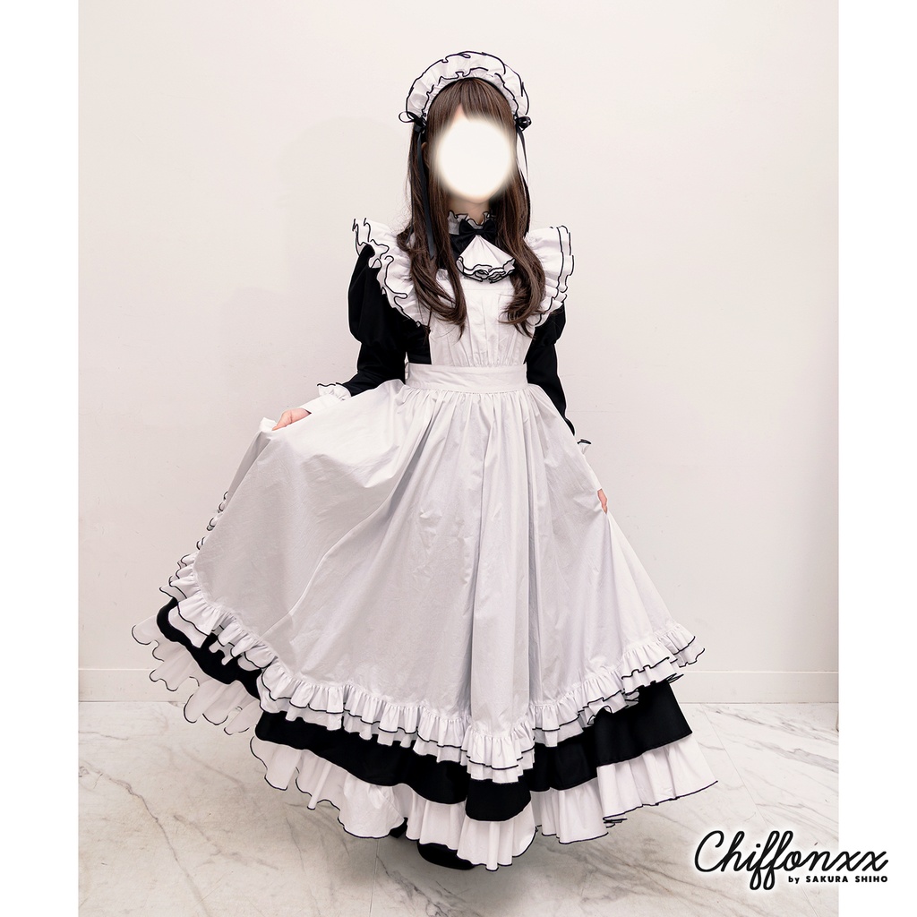 Chiffonxxオリジナルメイド服「 OYSTER WHITE 」