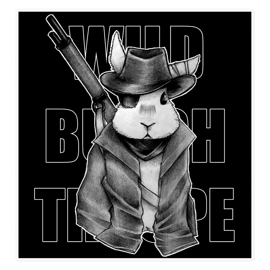 ゲキうさくん : REAL (ステッカー)