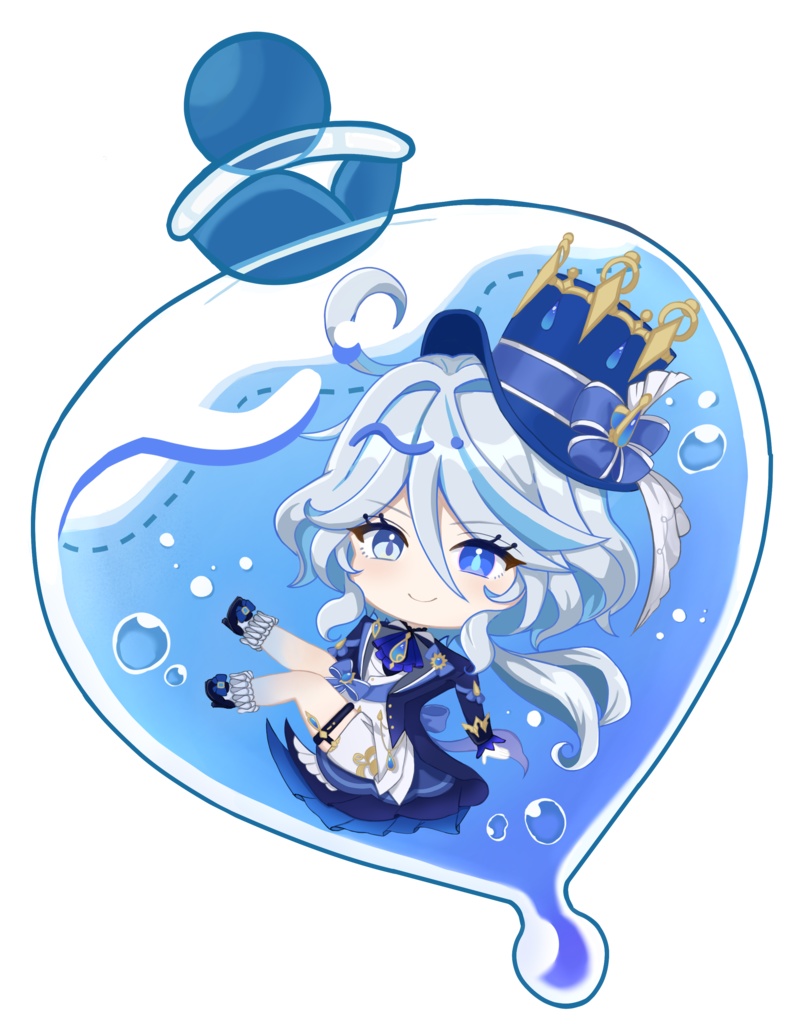 フリーナ　アクリルキーホルダー