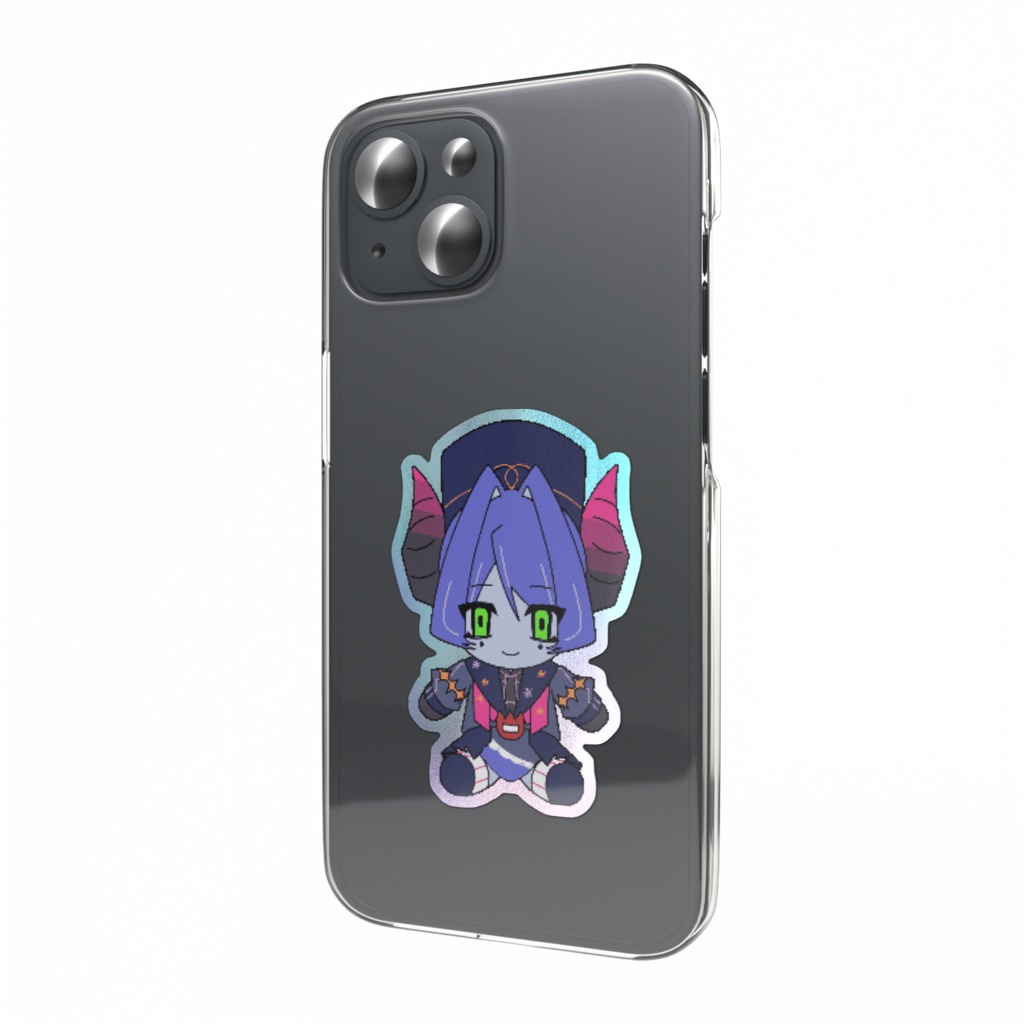 ネオン・ヴェスパー　スマホステッカー[オーロラ]