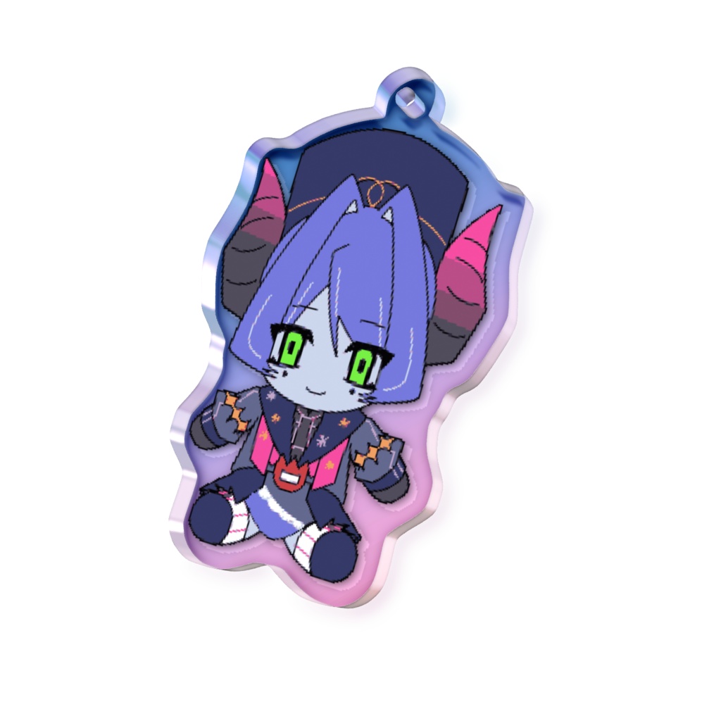 ネオン・ヴェスパー　アクリルキーホルダー[オーロラ]