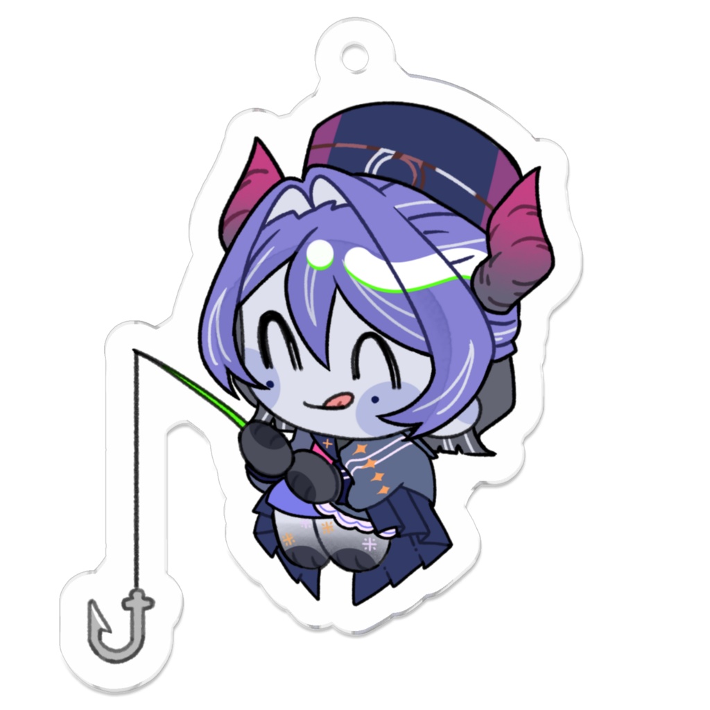 ネオン・ヴェスパー 釣りアクキー