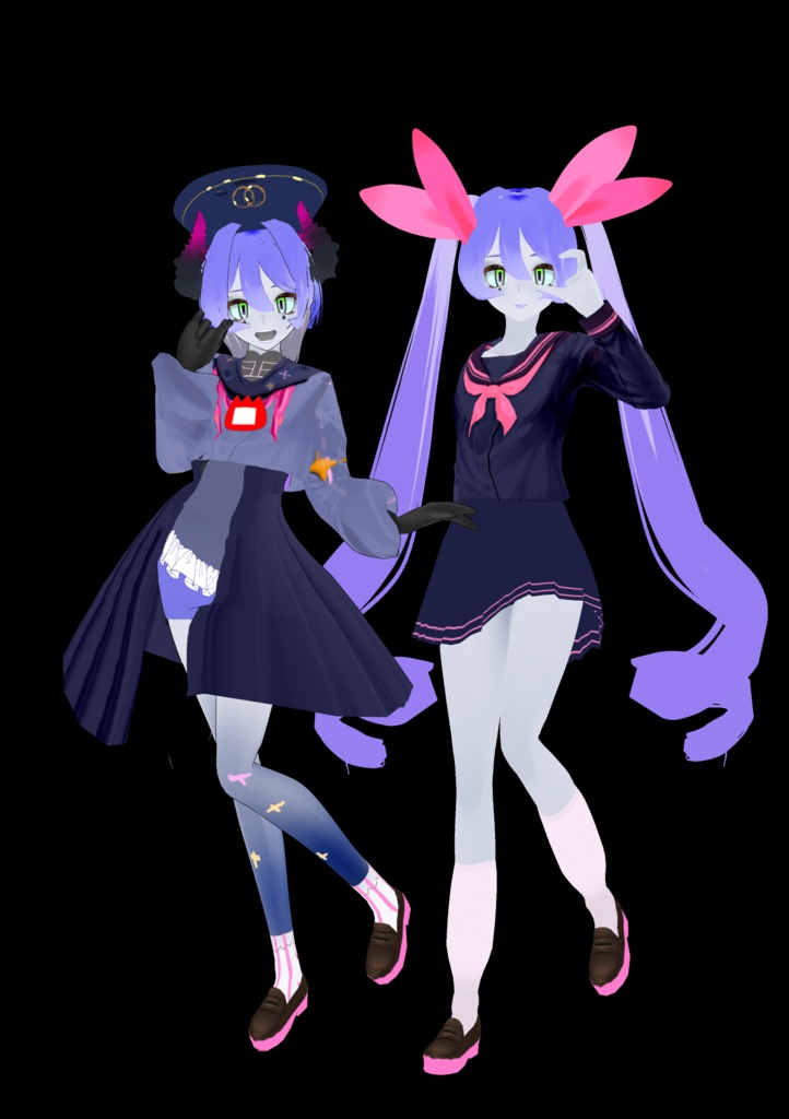 無料版有 ネオン・ヴェスパー解体新書、【オリジナルキャラクター設定資料集】