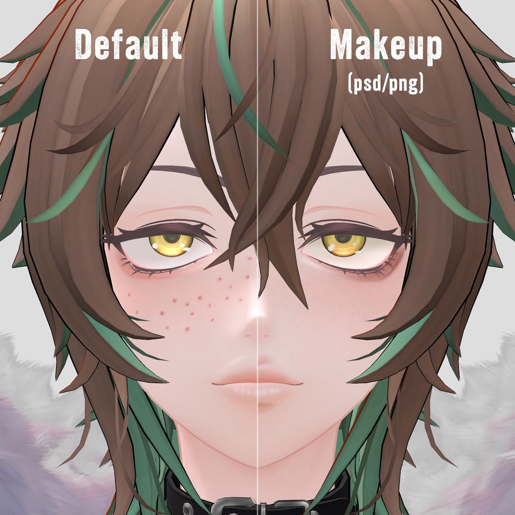 Face Piercing & Makeup Texture for VAZILE