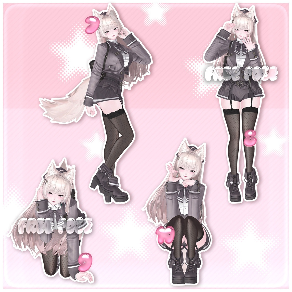 【無料あり】♡かわいいもセクシーもこれ一つ♡ 10pose set