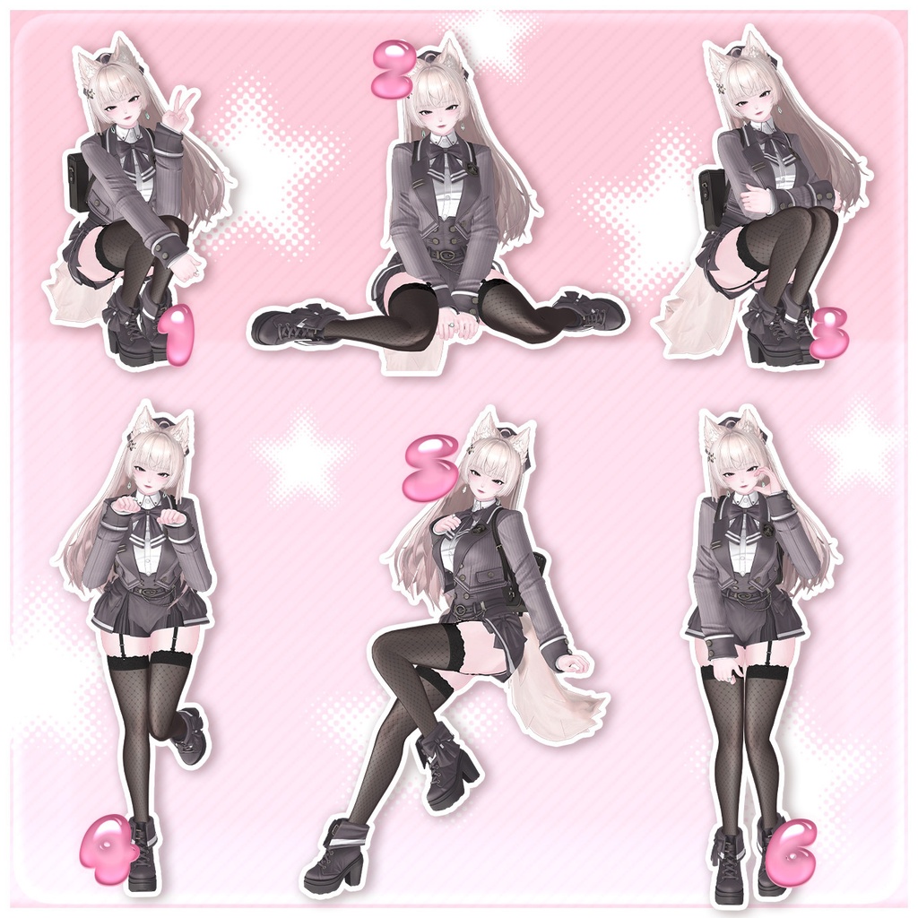 【無料あり】♡かわいいもセクシーもこれ一つ♡ 10pose set