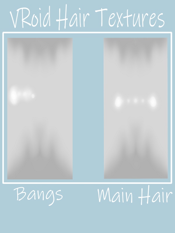 Customizeable VRoid Hair Textures II Updated