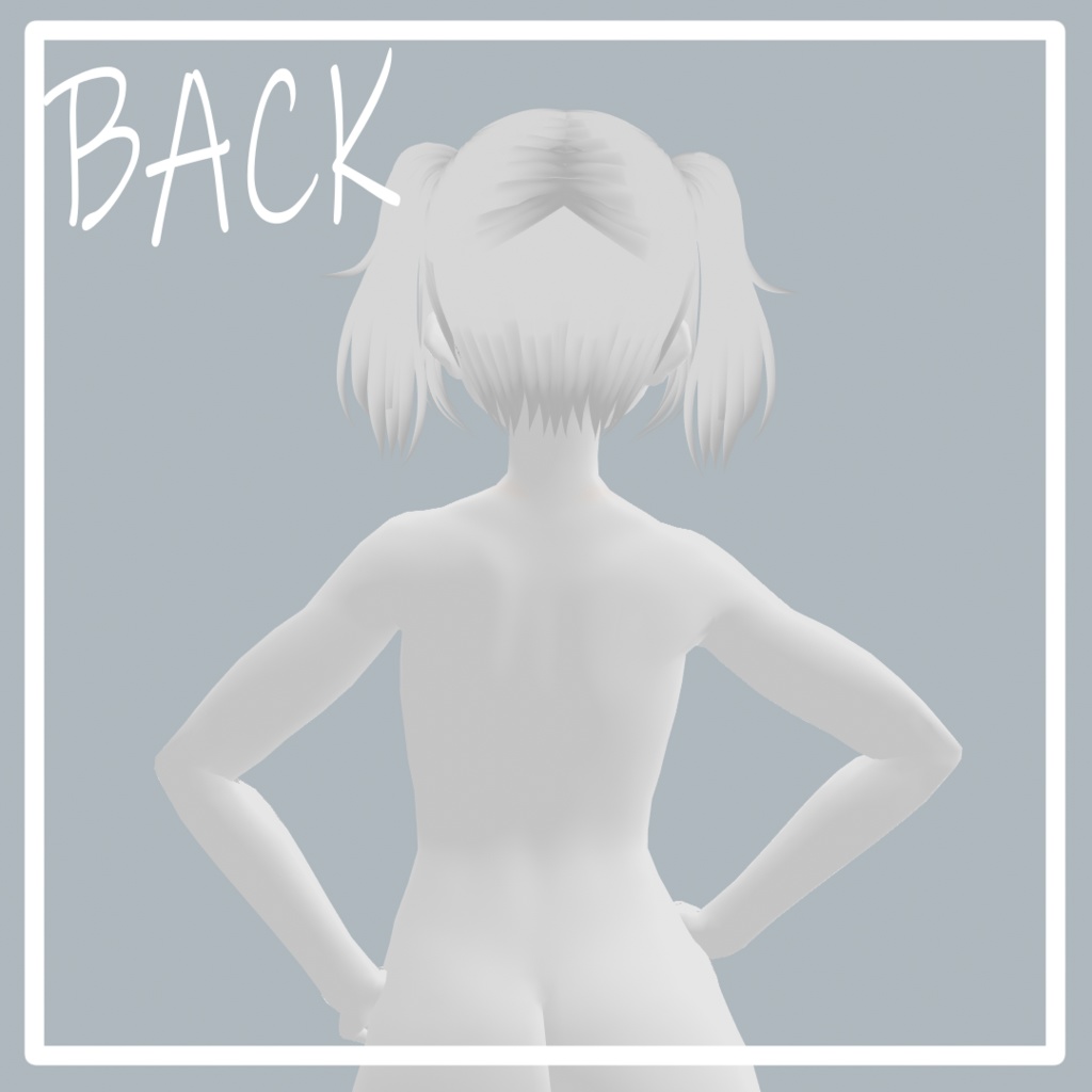 Energetic Twin-Tails II Hair Preset for VRoid