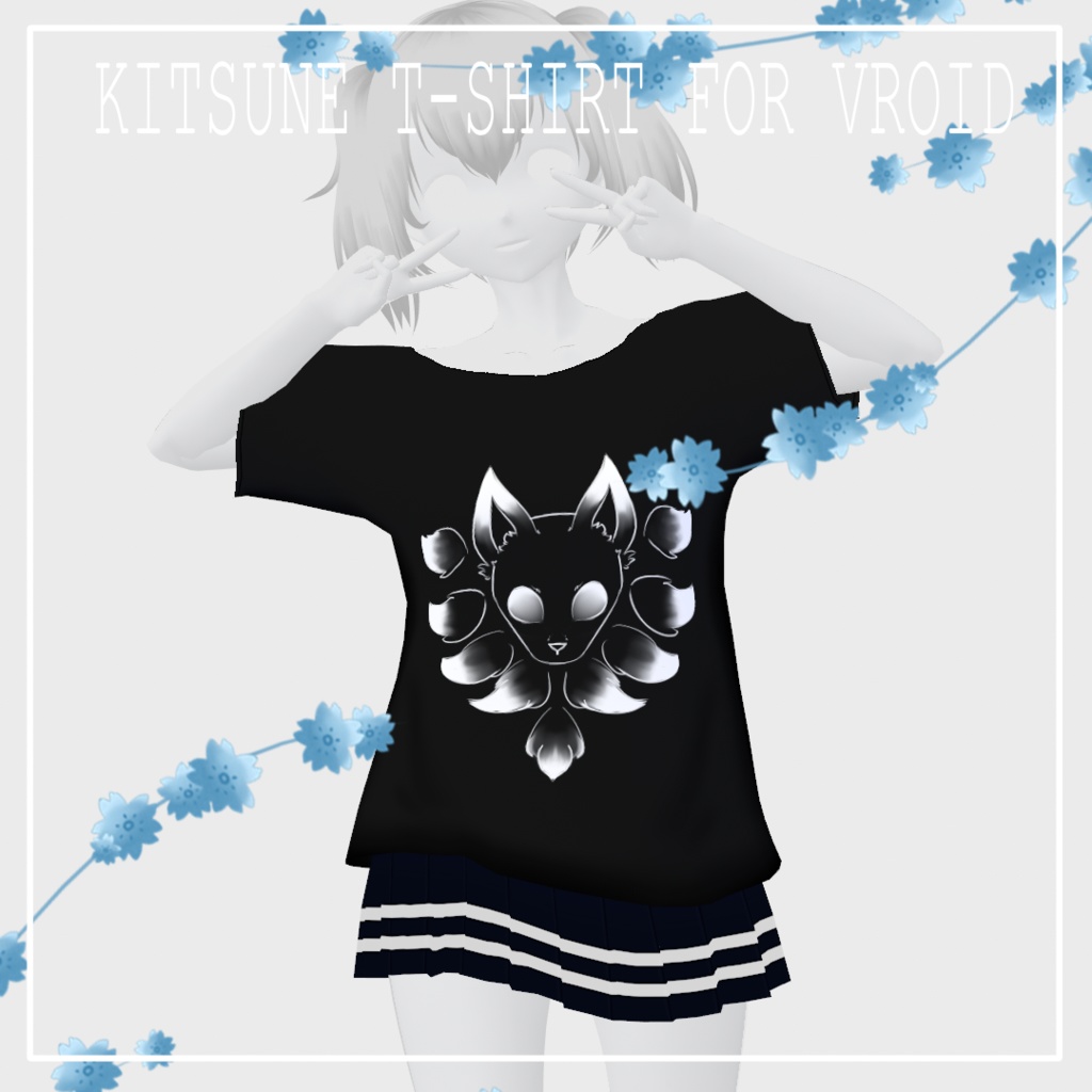 Kistune T-Shirt II VRoid Outfits