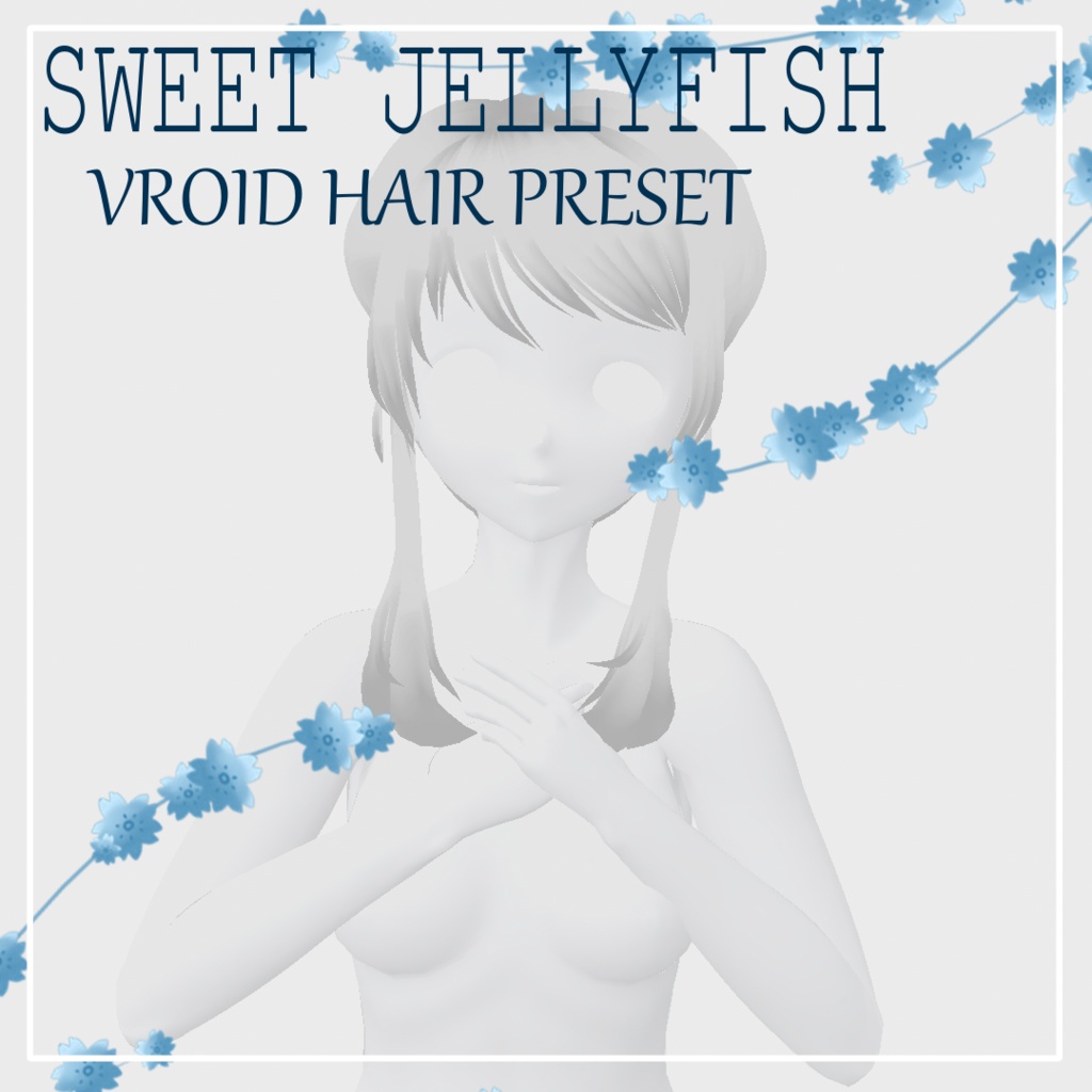 Sweet Jellyfish II VRoid Hair Preset