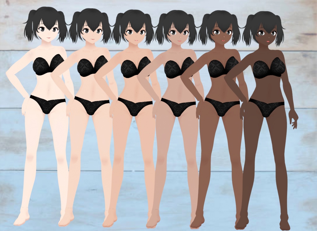 6 - COLOR SOFT SKIN TONE PACK (FEMALE) II VROID STABLE