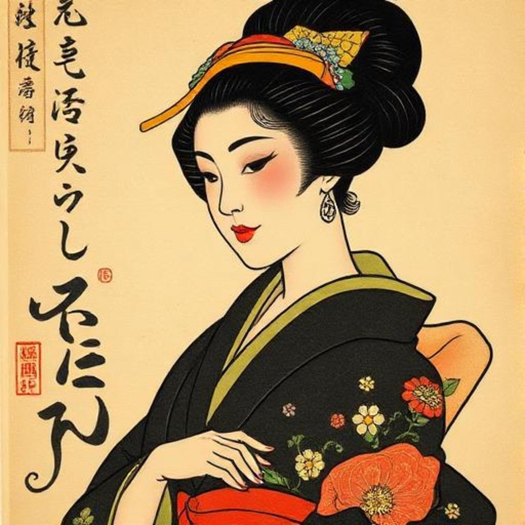 かんざしの女性②