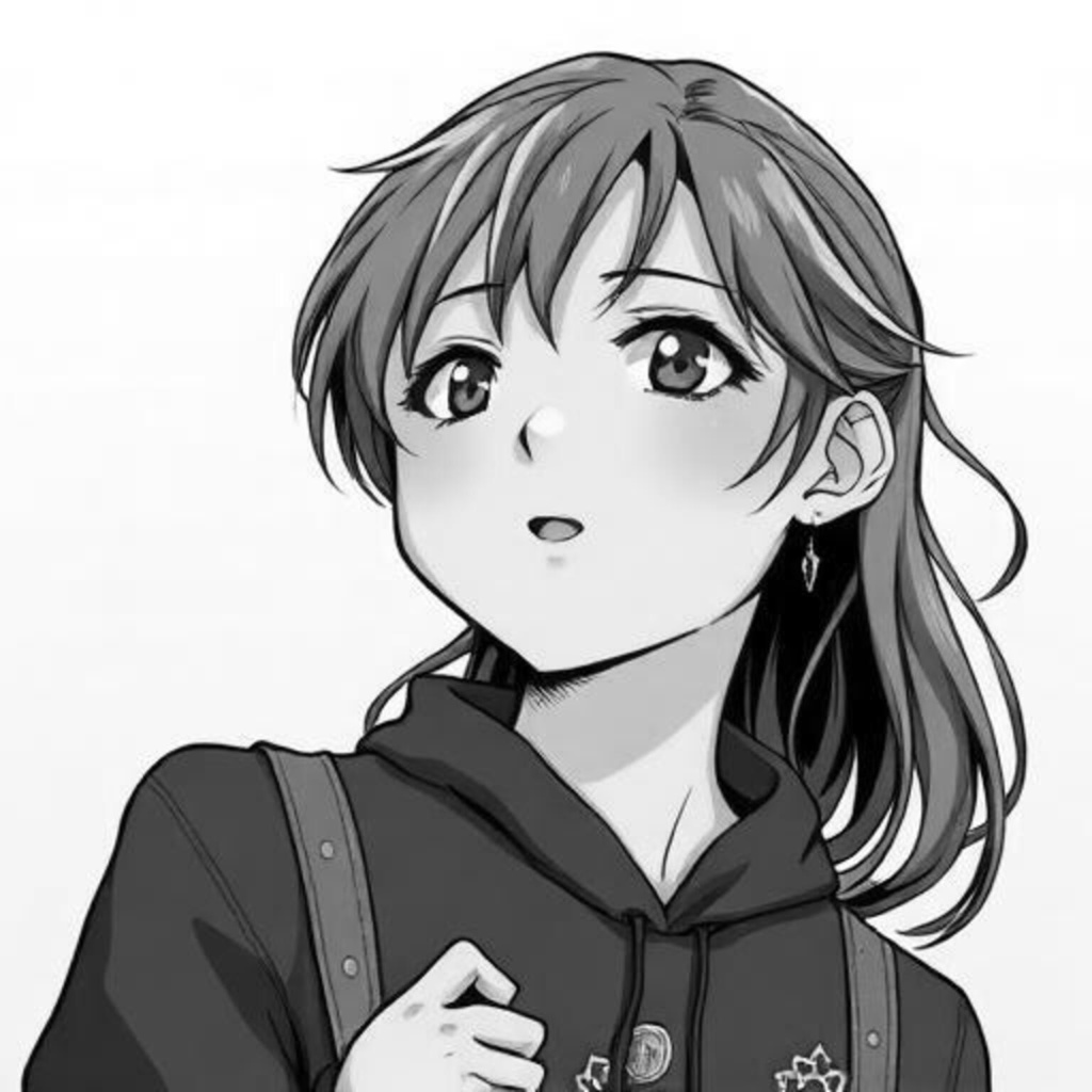 モノクロの少女