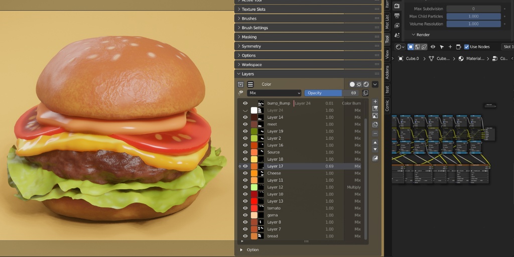 【Tx Layer】レイヤー構造でテクスチャペイントできるアドオン【Blenderアドオン】