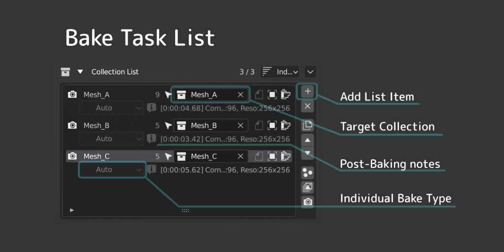 【Lazy Baker】コレクションごとに一括ベイクするアドオン【Blenderアドオン】